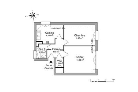 appartement 2 pièces à louer ERMONT 95120 38.17 m²
