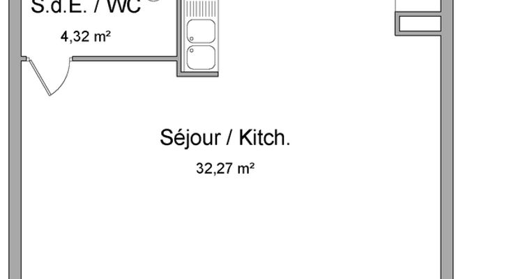 appartement 1 pièce à louer DIJON 21000 36.6 m²
