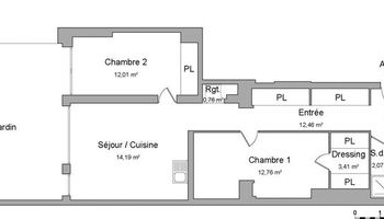 appartement 3 pièces à louer LILLE 59000 58.91 m²