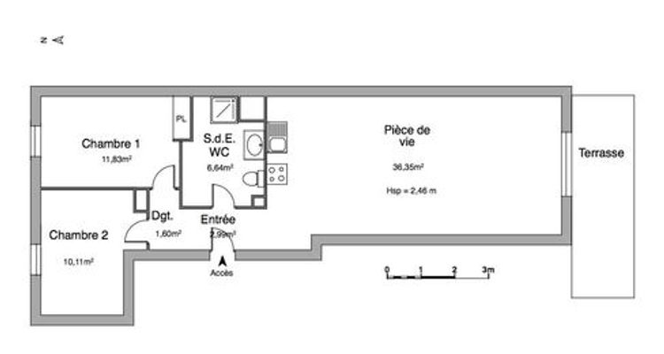 appartement 3 pièces à louer BORDEAUX 33300 69.52 m²