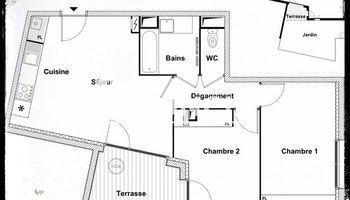 appartement 3 pièces à vendre TOULOUSE 31400 58.32 m²