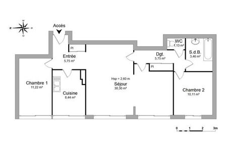 Appartement a louer antony - 4 pièce(s) - 76.16 m2 - Surfyn