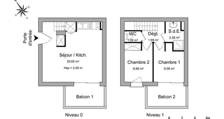 appartement-meuble 3 pièces à louer LA ROCHELLE 17000 39.5 m²
