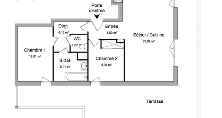 appartement 3 pièces à louer SAINT GRATIEN 95210 64.7 m²