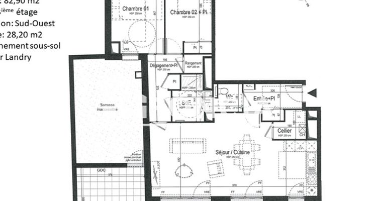 appartement 3 pièces à vendre RENNES 35000 83 m²