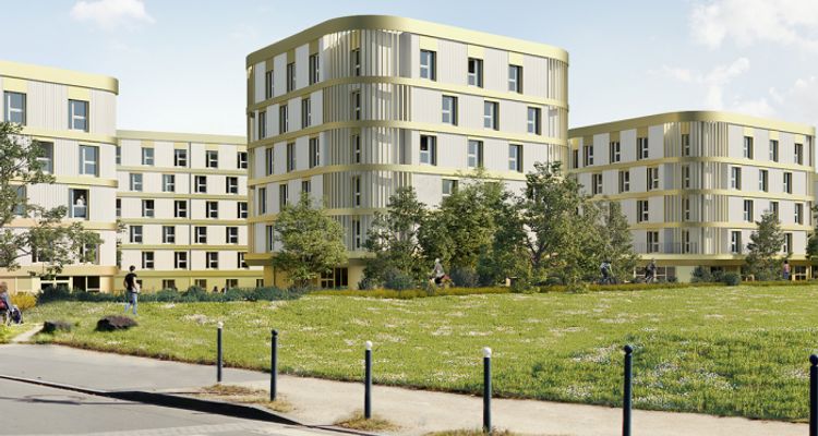 Vue n°1 Programme neuf - 76 appartements neufs à vendre - Rennes (35000) à partir de 134 970 €