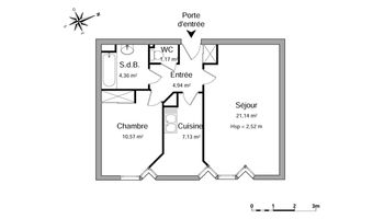 appartement 2 pièces à louer MONTPELLIER 34000 49.3 m²