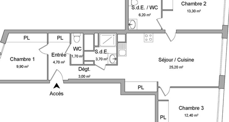 appartement 4 pièces à louer BORDEAUX 33100